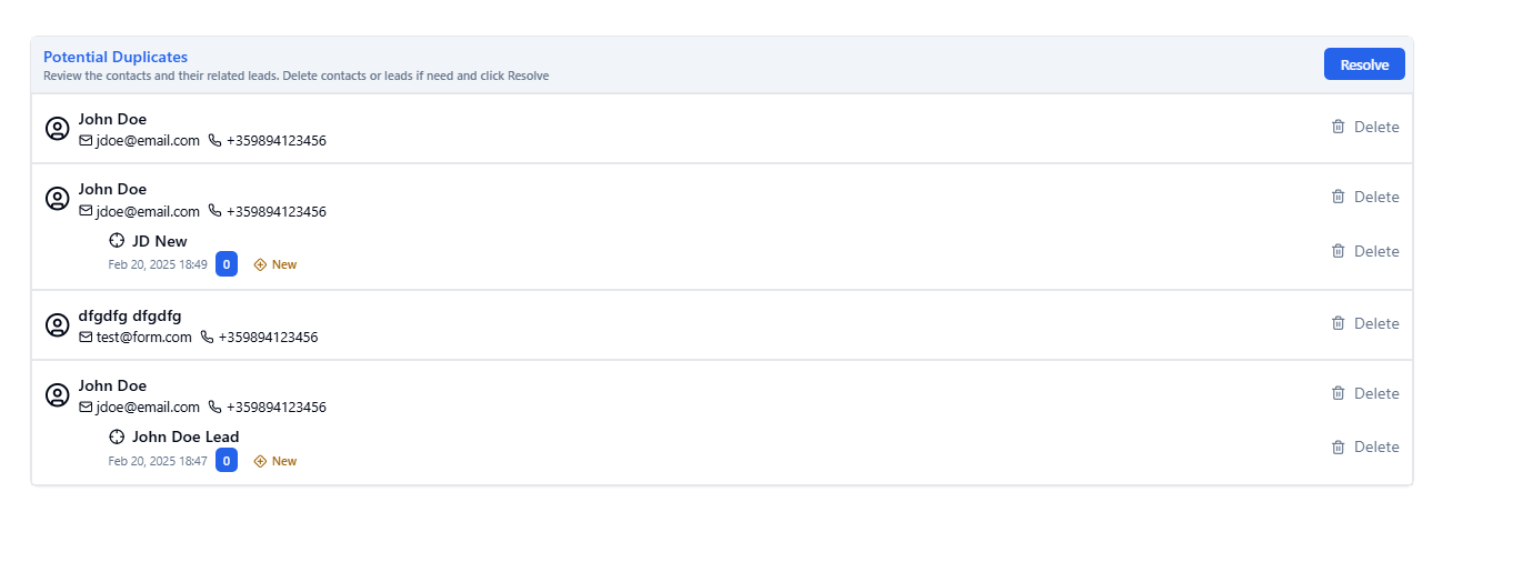 Duplicate Case Warning